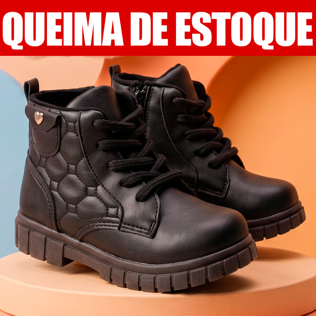 Coturno Bota Infantil Menina Feminina Bota Infantil Feminina