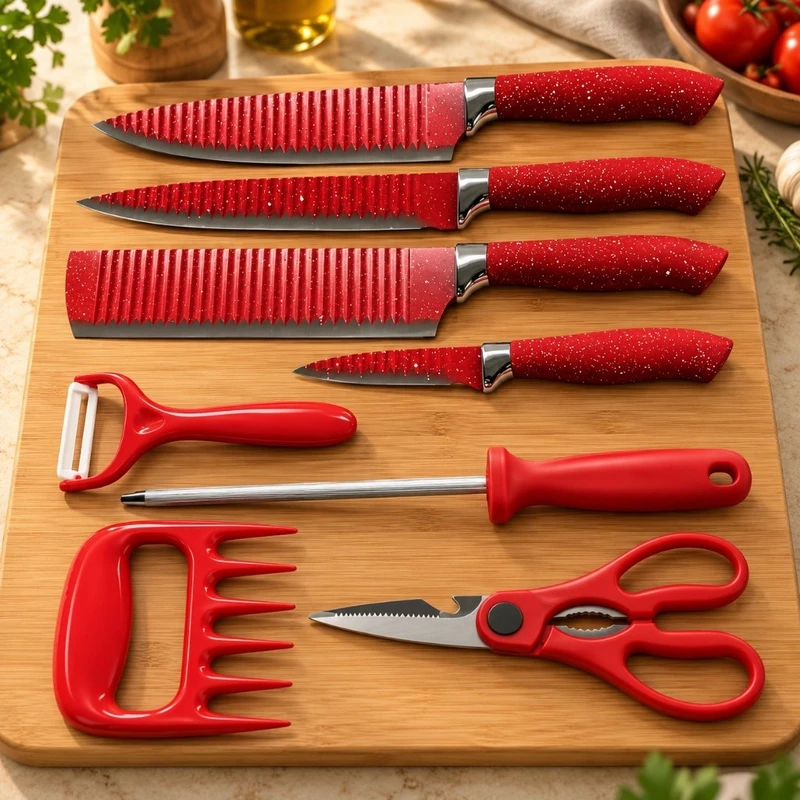 Facas de Cozinha Premium: 70% Off! 🔪