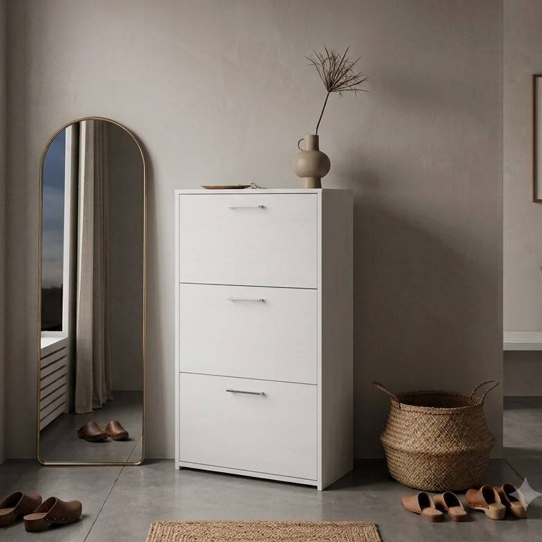 ENVIO FULL - Sapateira Retrátil Inclinável c/3 Portas Basculantes Organizador Multiuso — imagem 2 de 2