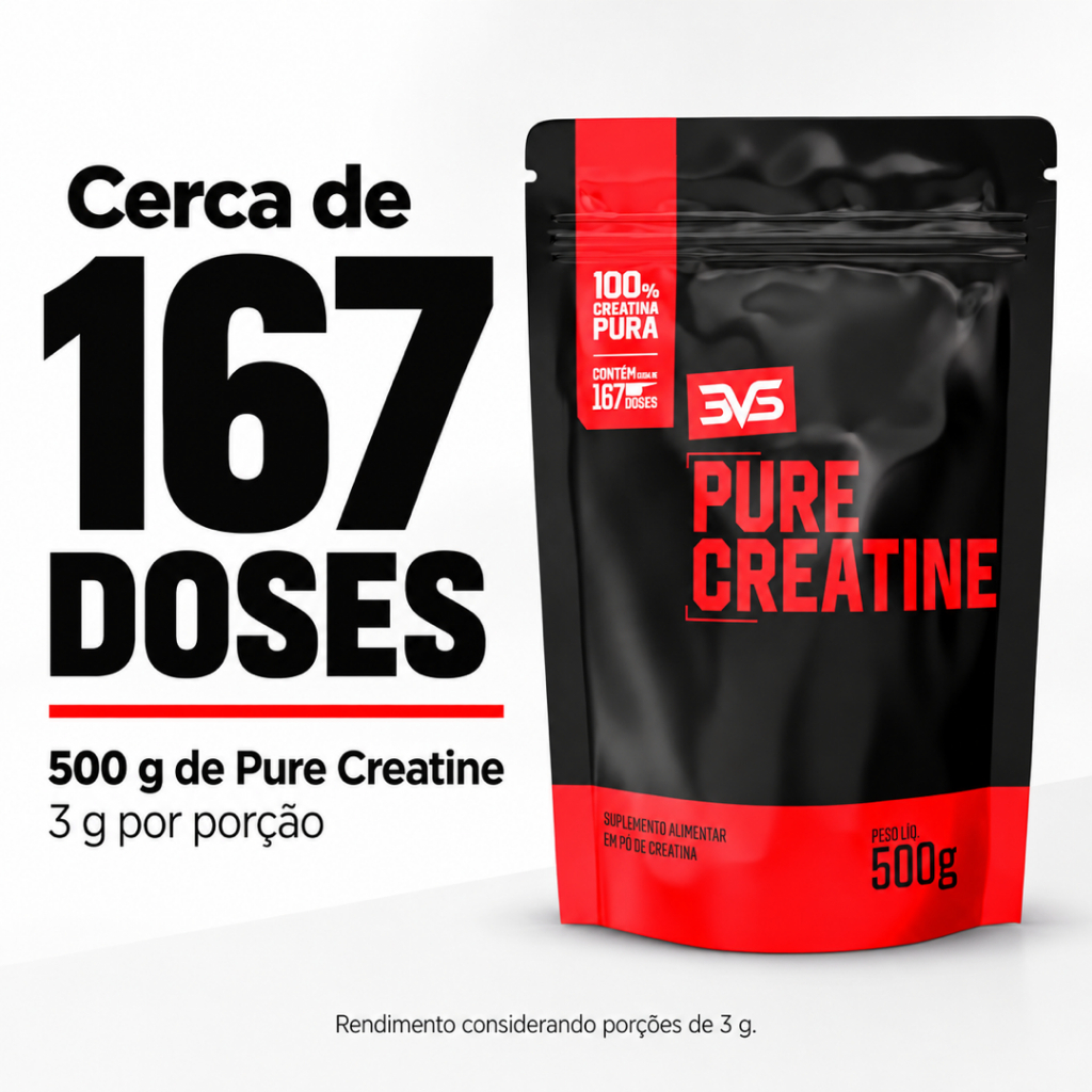 Creatina Monohidratada 500g - 100% Pura Com Laudo de Pureza e Matéria-prima Importada (167 Doses) · foto 2