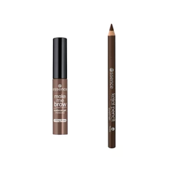 KIT Gel para Sobrancelhas Make Me Brow 02 + Lápis Kajal 08 essence