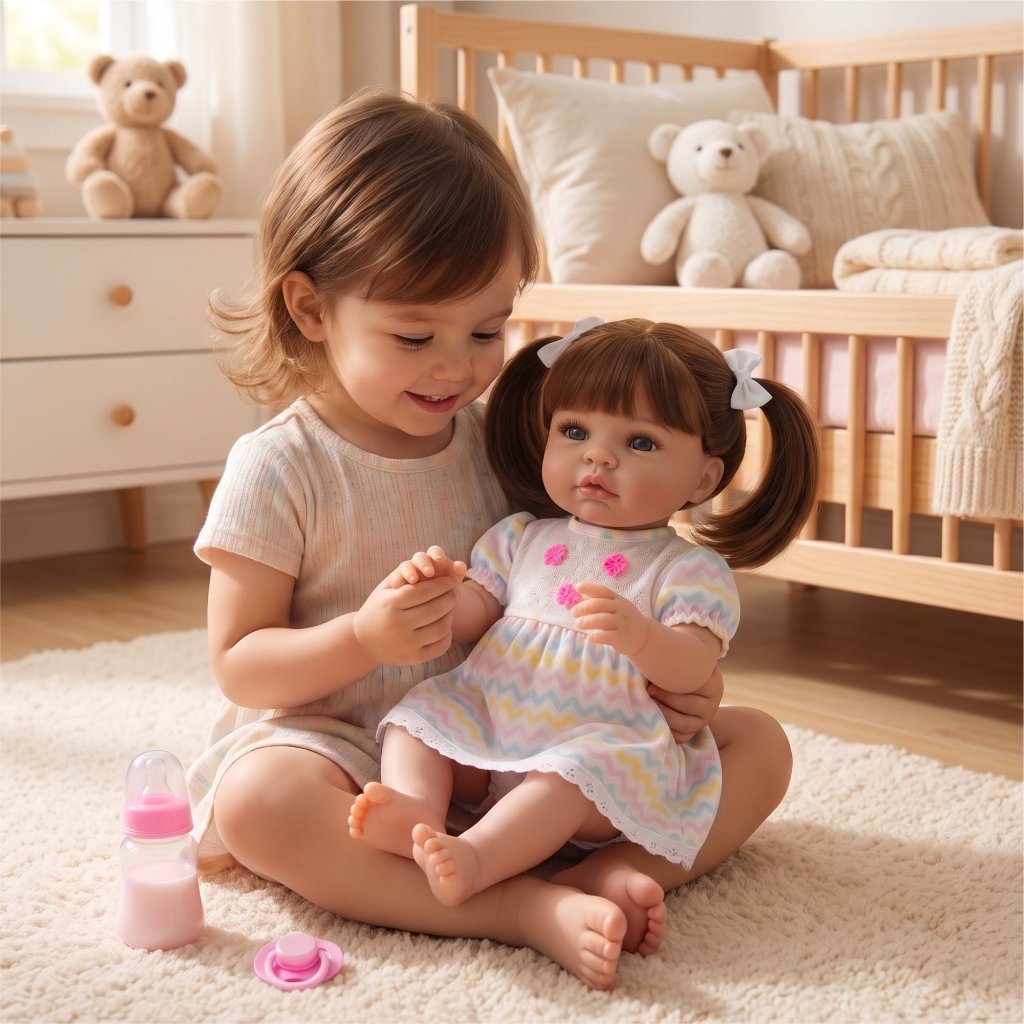 Bebê Reborn Realista Boneca Menina Em Silicone Pode Dar Banho · foto 2