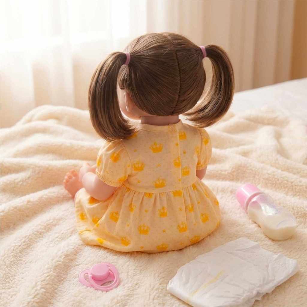 Boneca Bebê Reborn Original Realista de Silicone Menina Pode Dar Banho · foto 2