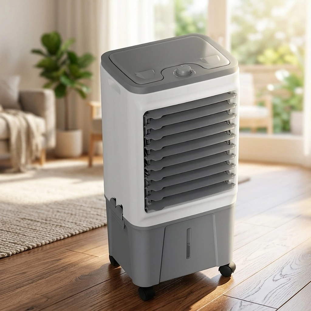 Climatizador Ar Ventisol CLIN16 16L Portátil Evaporativo Umidificador Ventilador Água Fria Econômico