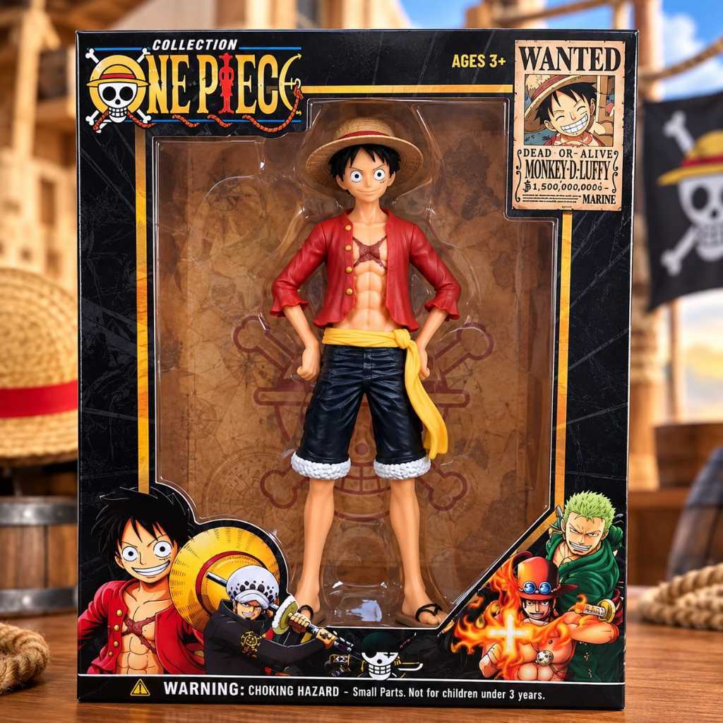 Boneco Luffy One Piece Original Monkey D Luffy Para Colecionador Action Figure — imagem 2 de 2