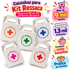 Caixinhas Kit Ressaca Maletinha para Lembrancinhas de Festa (kits com 10 até 70)