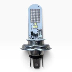 Lampada De Led Encaixe H4 6500K Super Branca Modelo Universal Moto Motocicleta