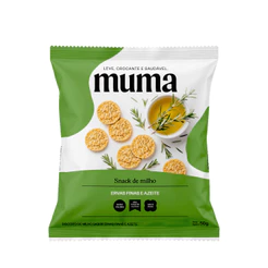 Mini Biscoito de Milho Sabor Ervas Finas 50g Muma Snacks