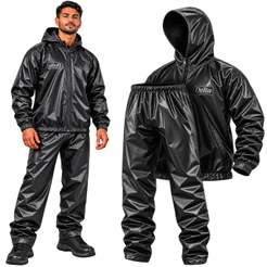 Capa Para De Chuva Delta Flex Motoqueiro Impermeável Moto Motoboy Com Capuz Frio Ciclista Bike Pvc À Prova D'Água
