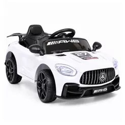 Carro Elétrico Infantil 6V Esportivo com Controle Remoto Luz Som Bateria Recarregável Passeio Menino