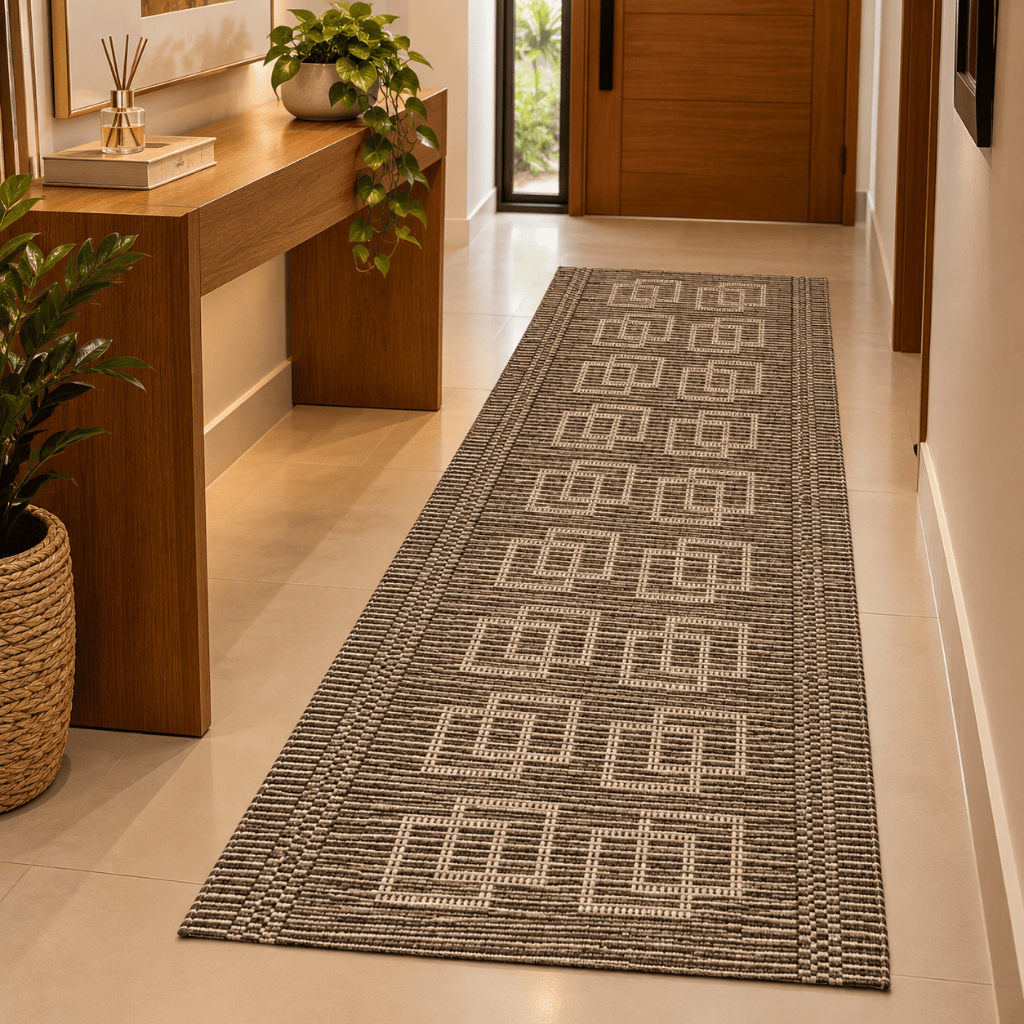 Passadeira Estampado Linha Luxo 0,50x1,40m Algodão 100% Linha Luxo Feito a Mão