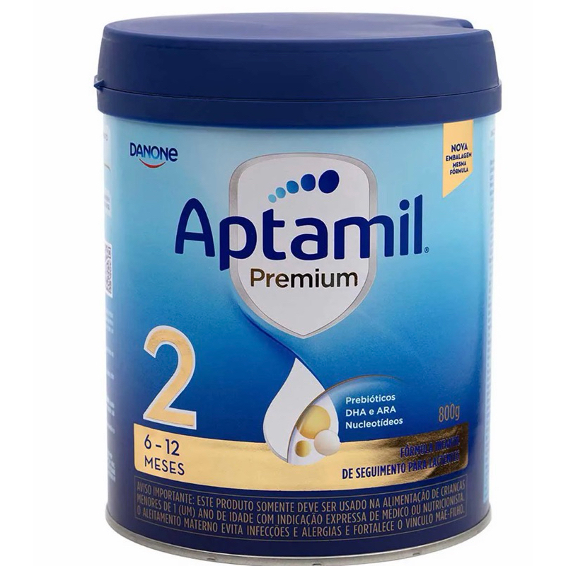 Fórmula Infantil Aptamil Premium 2 Danone 6 a 12 meses 800g