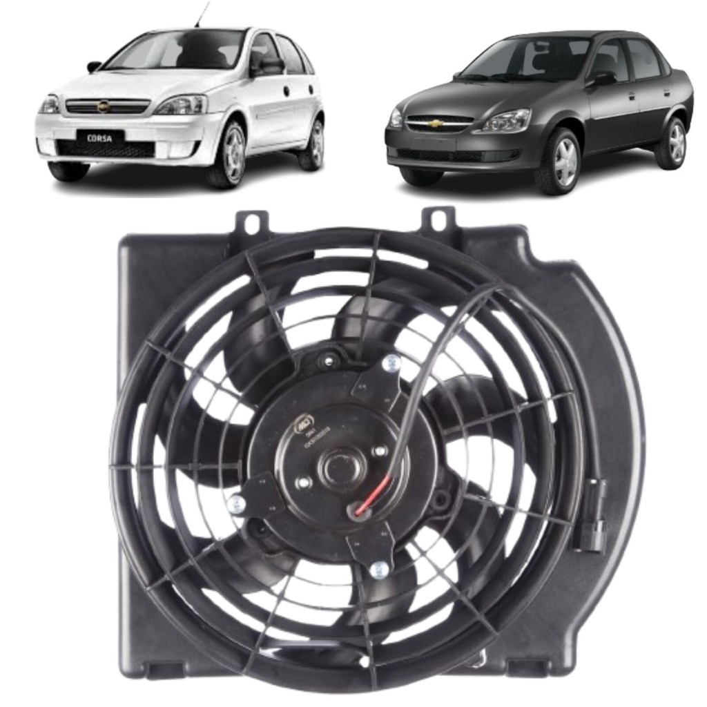 ELETROVENTILADOR/VENTOINHA GM CORSA 2000/2006 C/ DEFLETOR em Oferta na Shopee