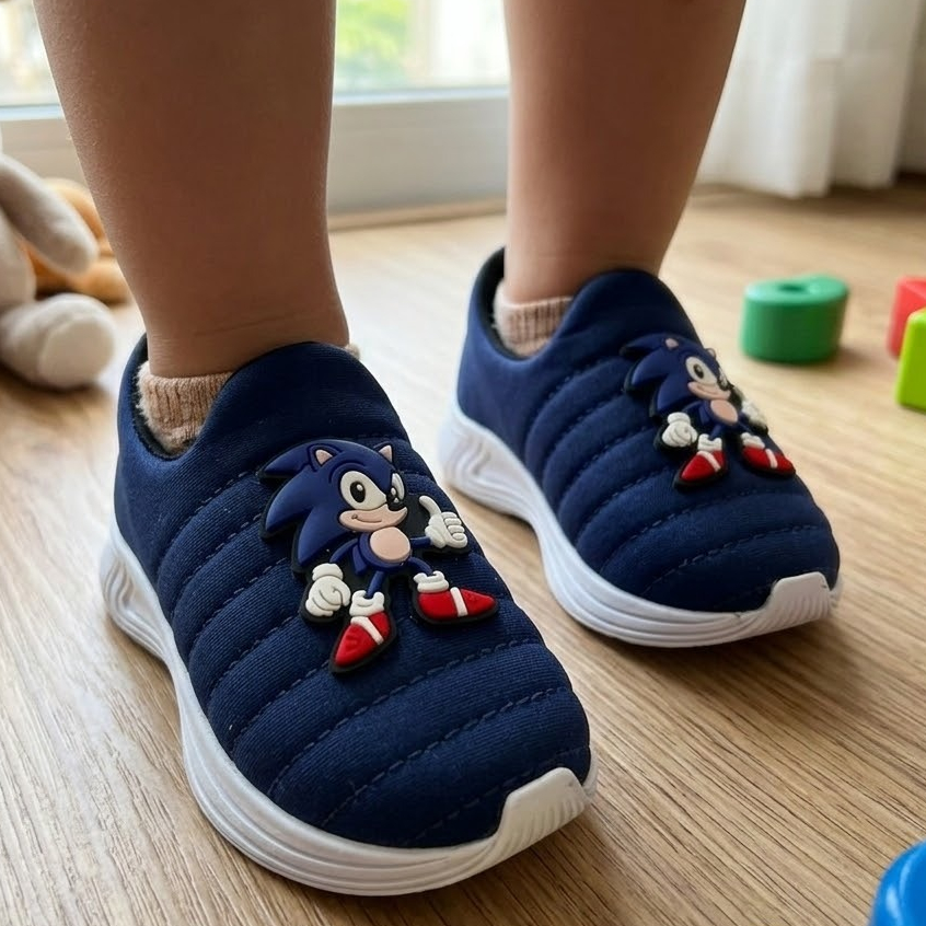 Tênis Calce Fácil Menino Infantil Com Personagem Confortável em Oferta na Shopee