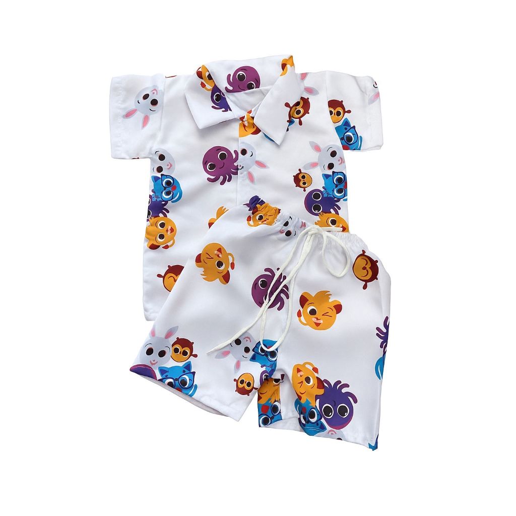 Conjunto mauricinho bolofofo menino