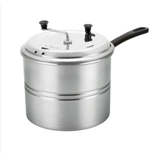 Pipoqueira Alumínio 3,75l Com Mexedor Manual Reforcada Alumínio em Oferta na Shopee