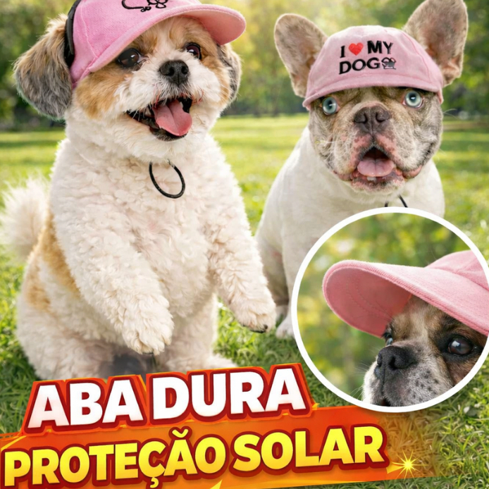 Boné Aba Dura Pet Boné Cães e Gatos Macho e Fêmeas Roupa Para Cachorros Capacete Pet Roupa cachorro