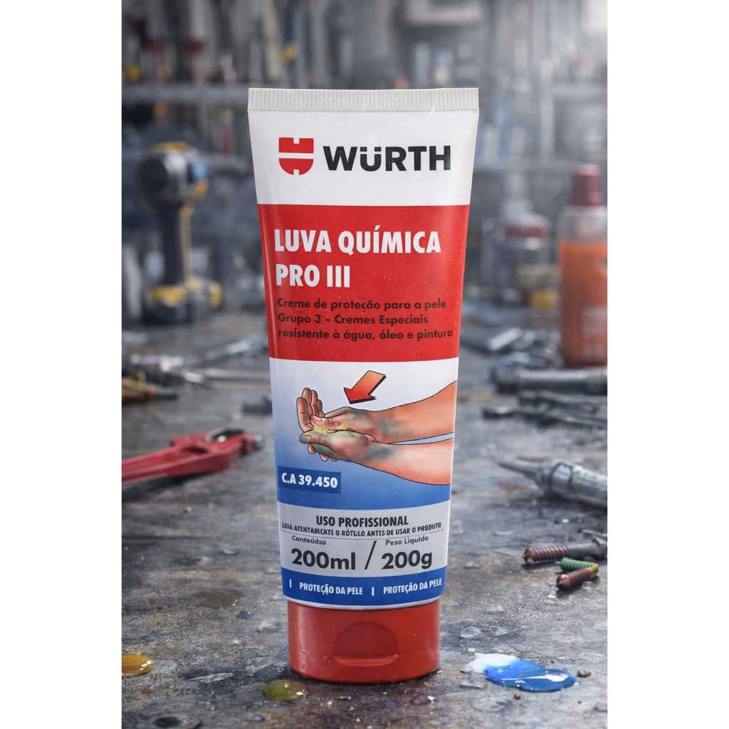 Luva Química PRÓ II 200g - Wurth Promoção