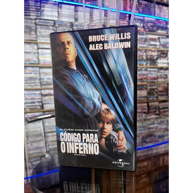VHS “Código Para O Inferno” - Bruce Willis, legendado