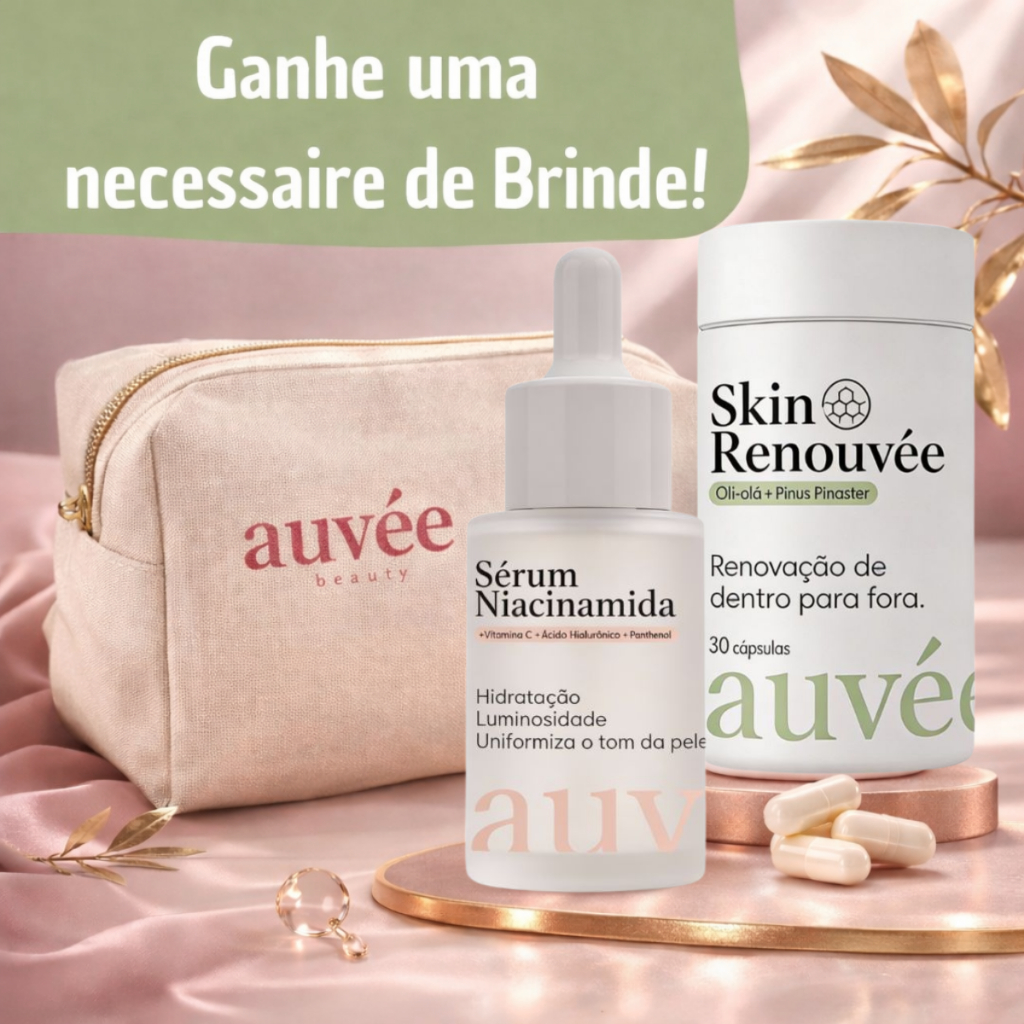 Kit Sérum Niacinamida + Oli-Olá Pinus Pinaster + BRINDE Necessaire Exclusiva Auvée
