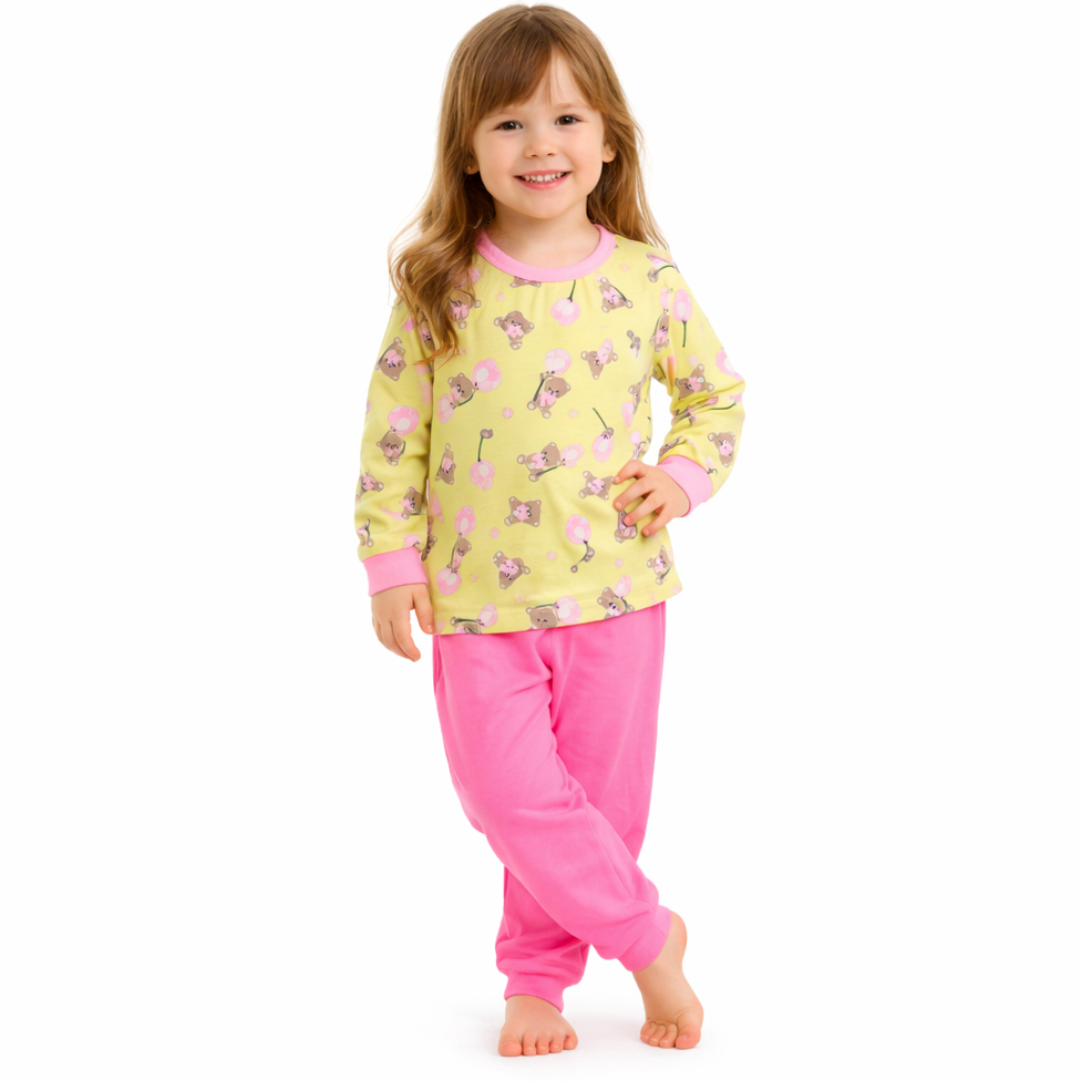 Pijama Infantil  Meninas roupa de dormir meia estação