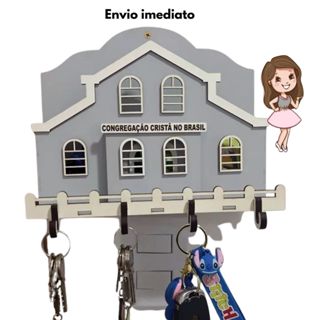 Porta chave e carta CCB em mdf em Oferta na Shopee