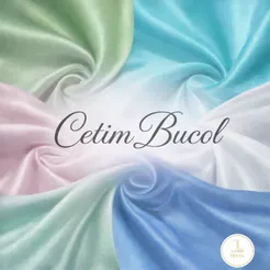 2 Metros de Tecido Cetim Bucol (2m x 1,50m) Varias Cores!!!