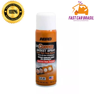 Junta Líquida de Cobre Spray ABRO COPPER GASKET CG-418-R 255g - Selante Formador de juntas. em Oferta na Shopee