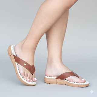 Chinelo Ortopédico Feminino Anatômico com Palmilha Massageadora Antiderrapante Confortável Leve em Oferta na Shopee
