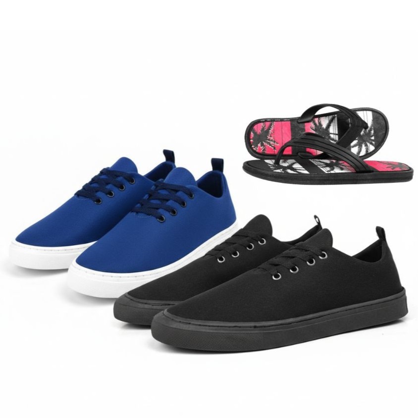 Kit 2 Sapatenis Masculino Barato Sapato Casual Dia a dia E Casual + Chinelo - PROMOÇÃO IMPERDIVEL