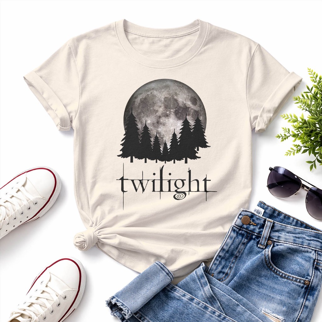 Camiseta Crepúsculo Twilight Série saga Camisa Unissex Premium em Oferta na Shopee