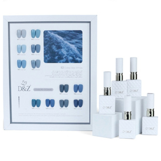Kit 12 Cores Coleção D&z  Esmalte em Gel Alta Pigmentação Manicure Nail Designer em Oferta na Shopee