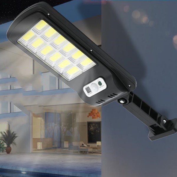 120LED Luz De Rua Solar Impermeável Sensor De Luz De Rua Elétrico em Oferta na Shopee