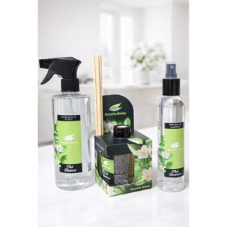 Kit Aromatizador Chá Branco 3 peças: Difusor de ambiente, Perfume de Ambiente e Odorizador de Tecido em Oferta na Shopee