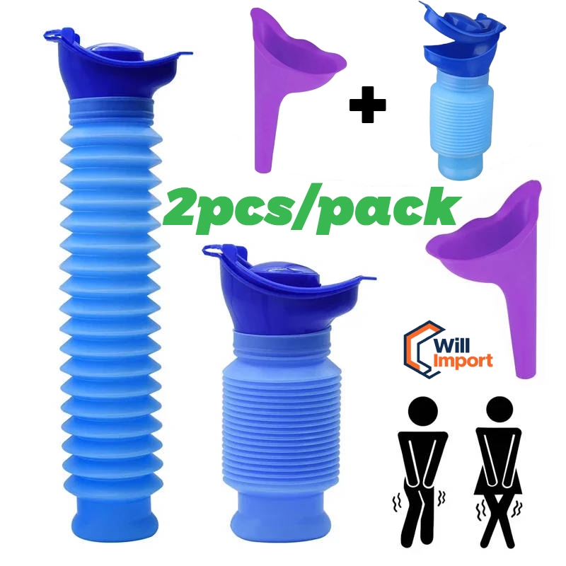 Urinol Portátil 750ml Unissex Dobrável Mictório Garrafa Para Homens/Mulheres/Crianças em Viagens Camping e Emergências em Oferta na Shopee