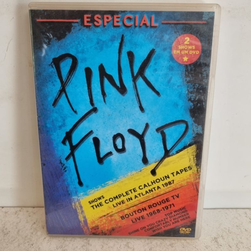 Dvd Original - Pink Floyd - Live in Atlanta 1987 / Boston Rouge TV, Live 1968-1971