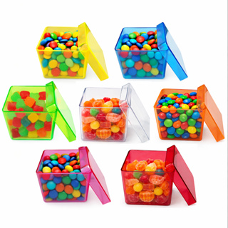 Kit 10/20/30/40/50/100 Caixinhas Neon de Acrílico 5x5 - Lembrancinhas de Festas em Oferta na Shopee