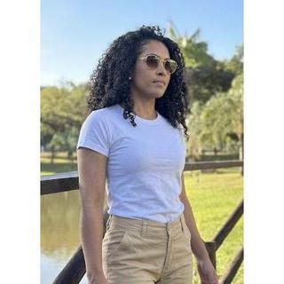 T-Shirt Blusa Baby look Feminina Gaz Neutro Gola Redonda