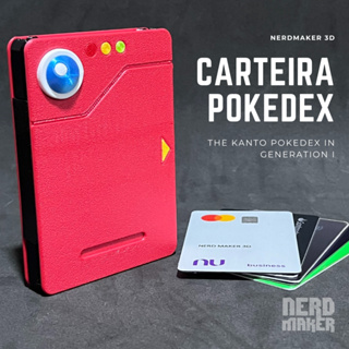 Carteira Porta Cartões - Pokedex Edition em Oferta na Shopee