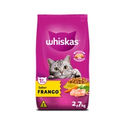 Ração Para Gatos Adultos Frango 2.7kg Whiskas