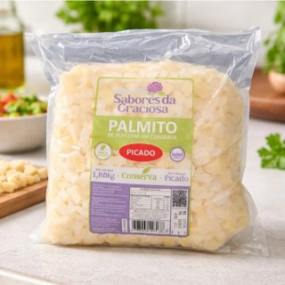 Palmito de Pupunha em Conserva - Picado 1 kg em Oferta na Shopee