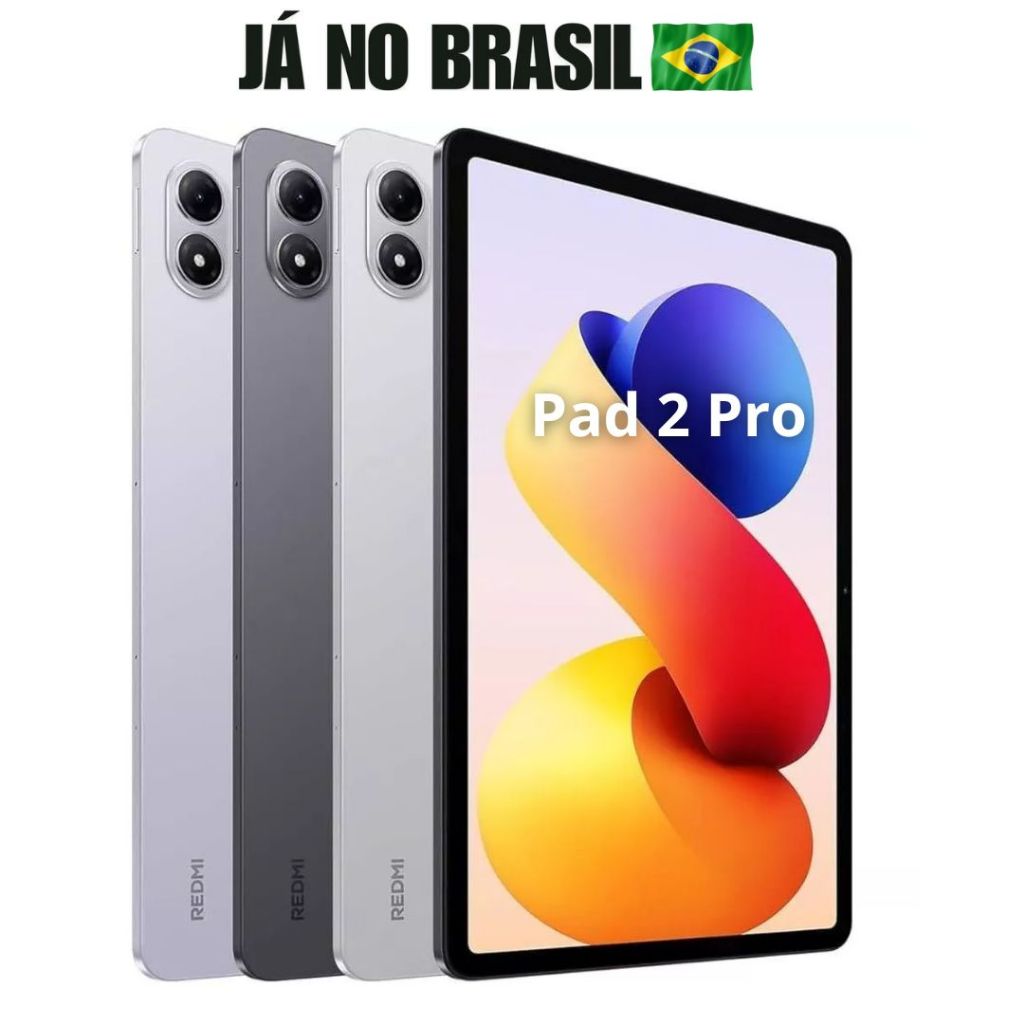 Novo Tablet Redmi Pad 2 Pro 12.1" Wi-fi 256/8GB ou 128/6GB de Ram Versão Global 