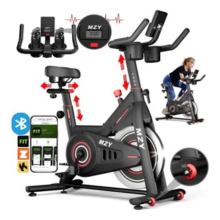 Bicicleta Bike Bicicleta Ergométrica Spinning Inércia 15kg + Bluetooth App Suporta até 180kg