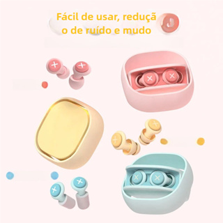 Tampões Auditivos Em Silicone Profissionais À Prova De Som Redução De Ruído Anti-Com Esponja Macia em Oferta na Shopee