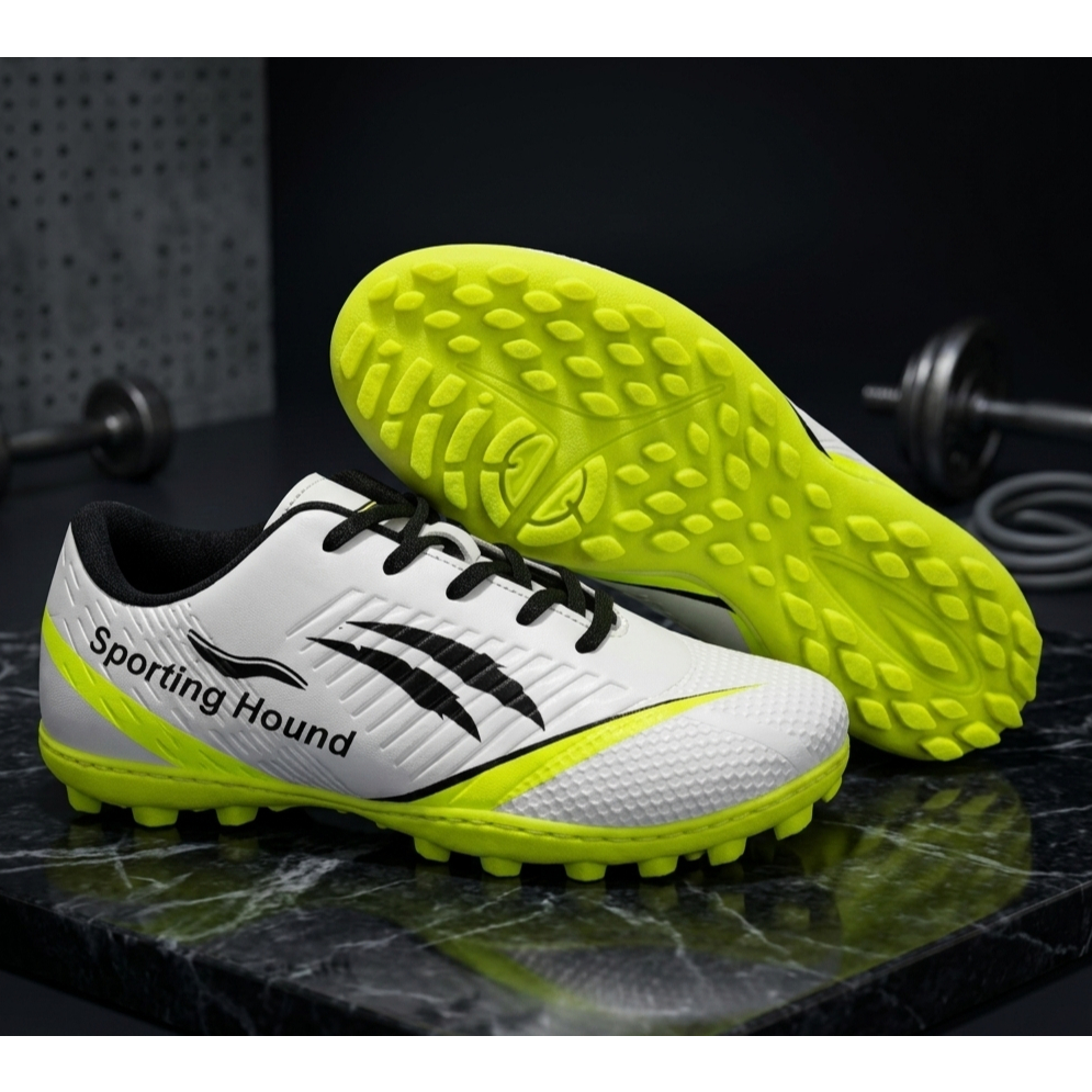 Chuteira Society Masculina Futebol 7 Suíço Grama Sintética Leve Confortável Travinha Resistente Sporting Hound