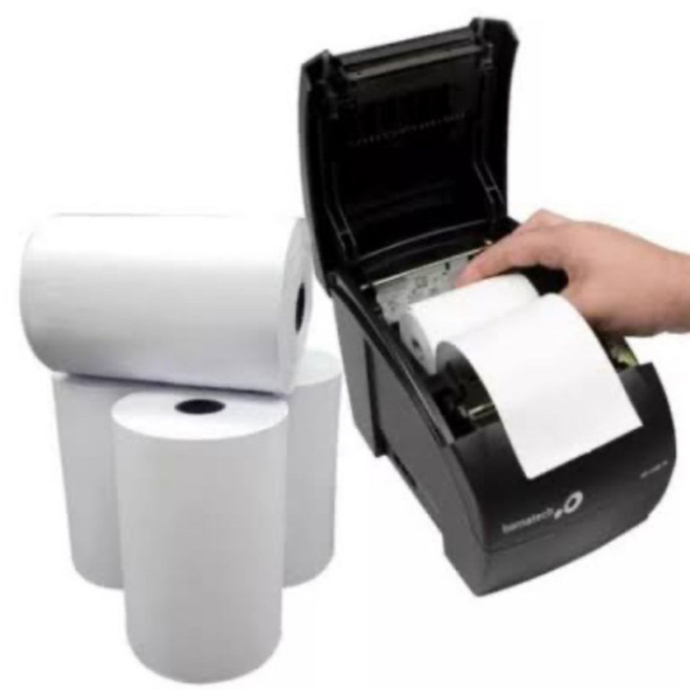 30 Rolos Bobina Térmica PDV 80x40cm 40mt Bematech Epson Sweda Daruma Cupom Fiscal Papel Branco