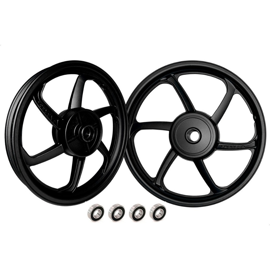 Par De Roda Liga Leve 6 Palitos Biz 100 1998/2005 C/rolamento