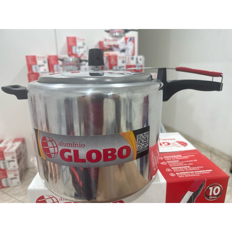 Panela de Pressão Segura 10L - Perfeita para Famílias e Restaurantes