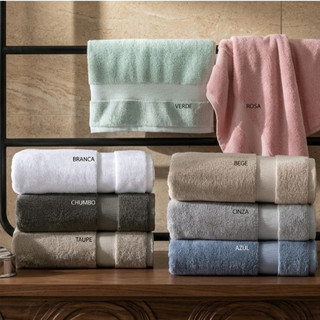 Toalha de Banho 100% Algodão Gigante Banhão 80x150cm Super Soft Zero Twist Alta Absorção Macia