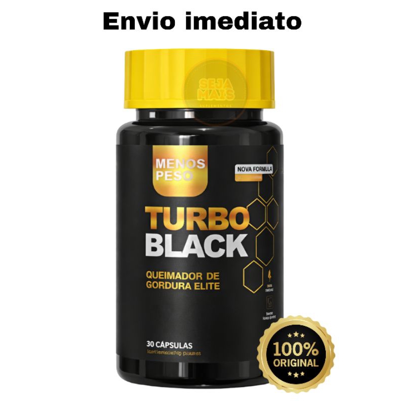 TURBO BLACK QUEIMADOR DE GORDURA DE ELITE Suplemento alimentar em Oferta na Shopee